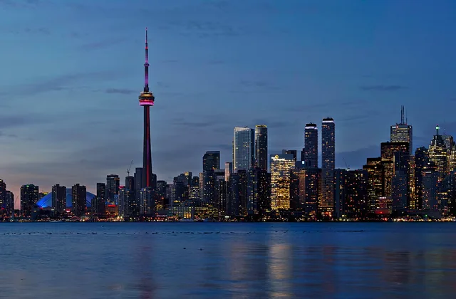 Toronto (Etobicoke) skyline, illustrative